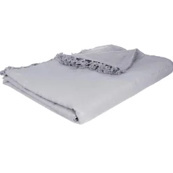 Jeté de lit gris clair 230X250