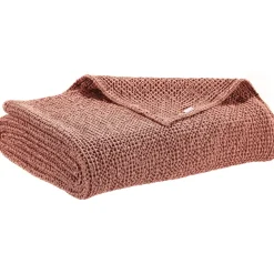 Jeté de lit recyclé Maia Terracotta