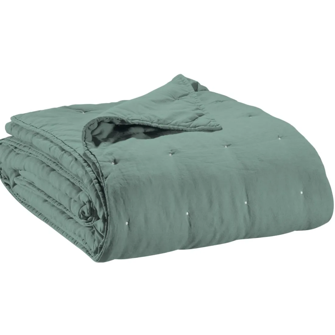 Jeté de lit Zeff Vert de gris 240 x 260