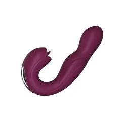 Joi - Vibromasseur tête rotative et stimulateur clitoridien - violet