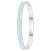 Jonc Femme So Charm - B4339-ARGENT-BLEUCLAIR - Bracelet Email Argenté