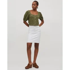 Jupe courte blanc Noor