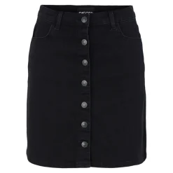 Jupe courte en coton Peggy noir Lucie