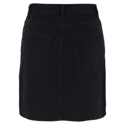 Jupe courte en coton Peggy noir Lucie