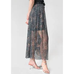 Jupe droite DILLE kaki