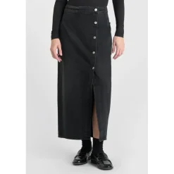 Jupe droite en jeans RAPHI noir Ione