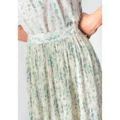 Jupe droite PEPINO vert d'eau Amy