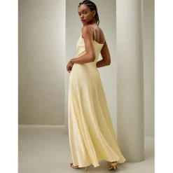 Jupe en amarante Golden Cocoon jaune doré