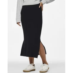 Jupe en maille Midi Knit Skirt noir Ida
