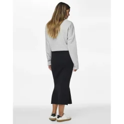 Jupe en maille Midi Knit Skirt noir Ida