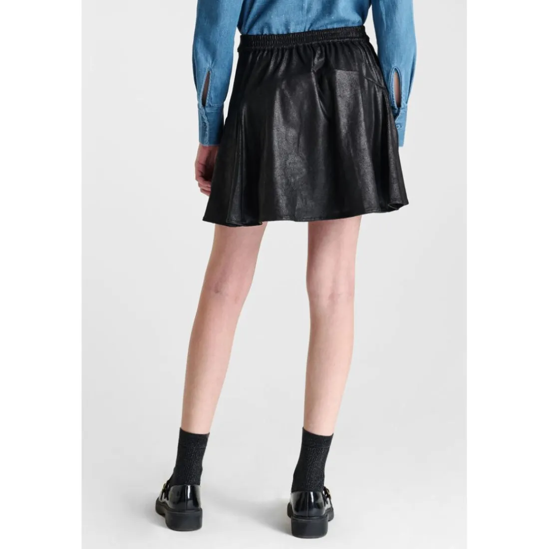 Jupe evasée, patineuse MILAGI noir Gaia