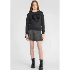 Jupe fille, evasée, patineuse MINAGI gris Isla