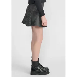 Jupe fille, evasée, patineuse MINAGI gris Isla