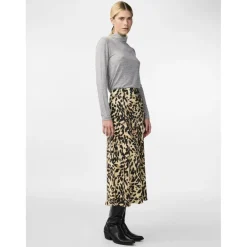 Jupe midi noir Quin