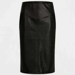 Jupe mi-longue femme Morgan noir