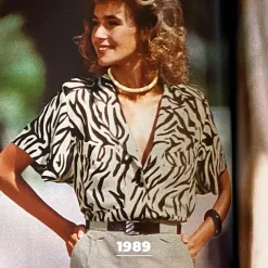 Jupe print zèbre Naomie multicolore en viscose