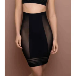 Jupe taille haute gainante Noire Bye Bra
