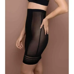 Jupe taille haute gainante Noire Bye Bra