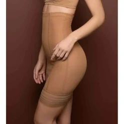 Jupe taille haute gainante Marron Bye Bra
