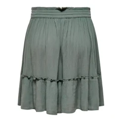 Jupe vert foncé en viscose Clio