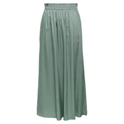 Jupe verte en viscose