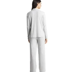 Kate - bas de pyjama long gris en coton