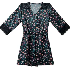 Kimono noir Impériale