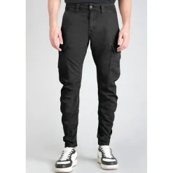 Koge Army Jogg tapered arqué noir en coton