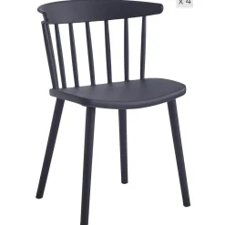 La chaise EXCHANGE avec design scandinave Noir