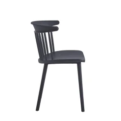 La chaise EXCHANGE avec design scandinave Noir
