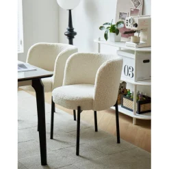 La chaise GRIMSTAD avec design scandinave Blanc