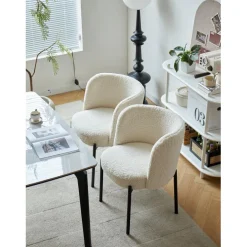 La chaise GRIMSTAD avec design scandinave Blanc