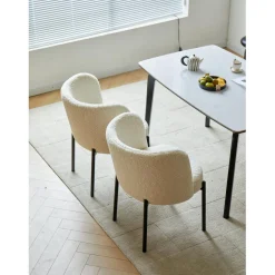 La chaise GRIMSTAD avec design scandinave Blanc