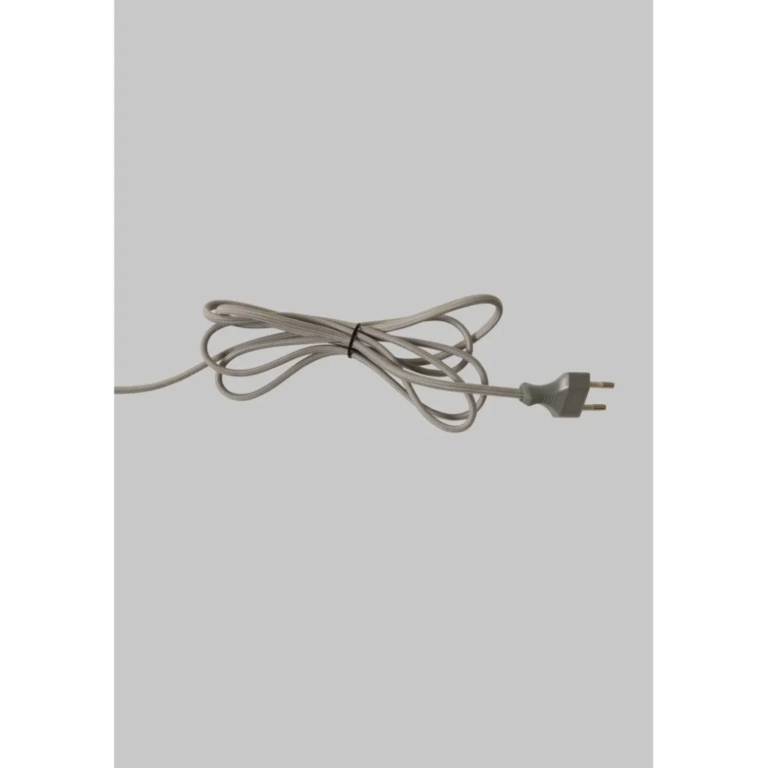 Lampadaire Boston sable abat-jour blanc