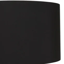 Lampe à poser design 'SPRING MINI' avec abat-jour et trépied noir