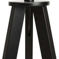 Lampe à poser design 'SPRING MINI' avec abat-jour et trépied noir