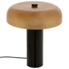Lampe cylindrique Jody verre ambre