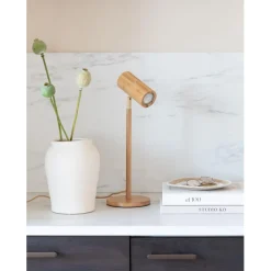 Lampe de table bambou Java naturel