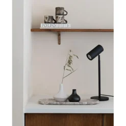 Lampe de table bambou Java noir