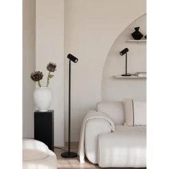 Lampe de table bambou Java noir
