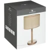 Lampe droite Della, pin, H42 cm