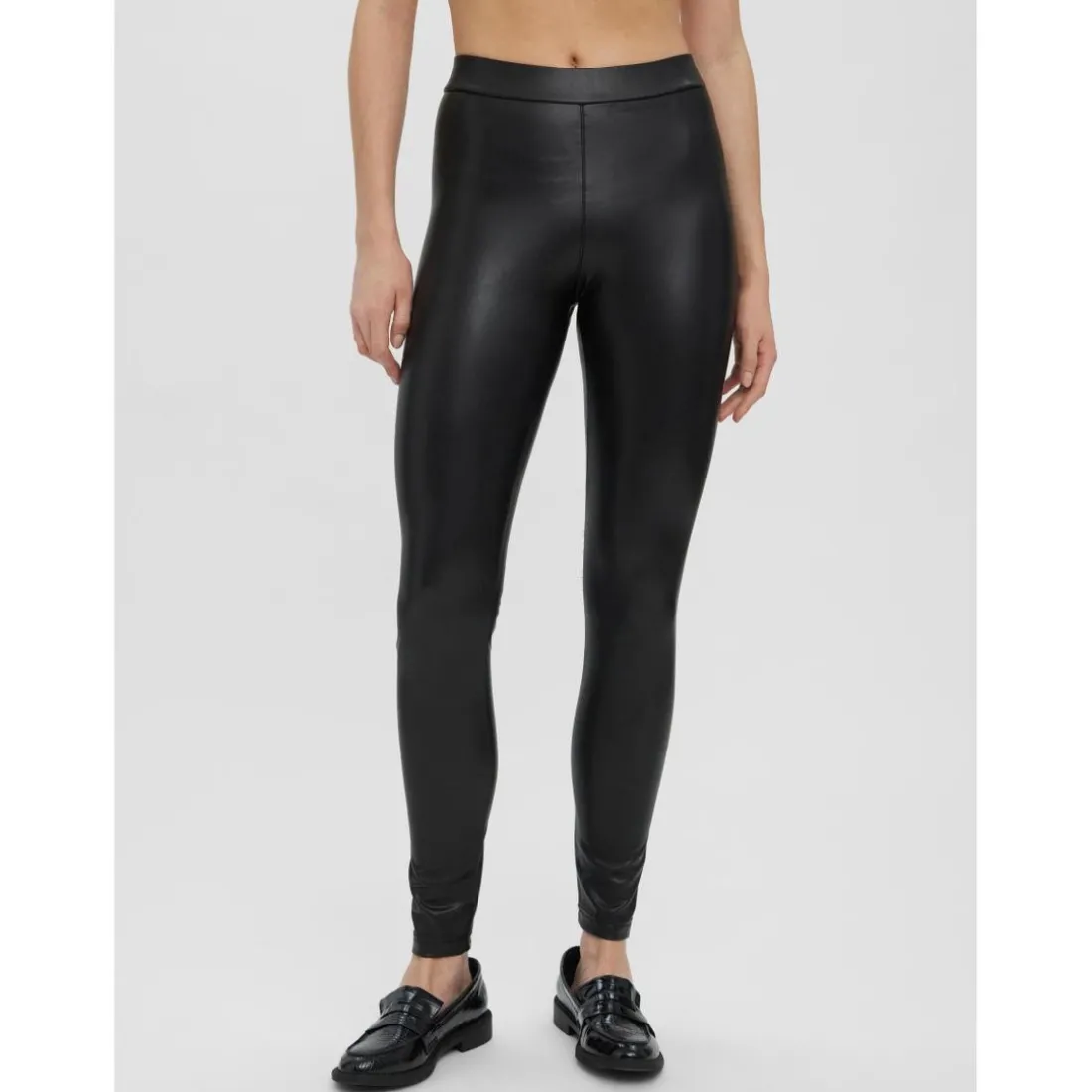 Legging Skinny Fit Taille moyenne noir Lara