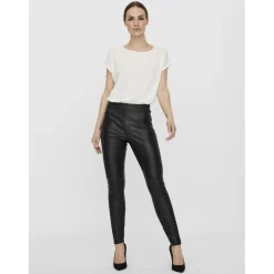 Legging Skinny Fit Taille moyenne noir Lara