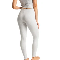 Legging taille haute en coton - Gris