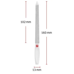Lime A Ongles Saphir 160mm - Manche Blanc