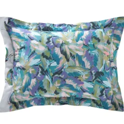 Linge de lit en coton PAPILLONNER vert