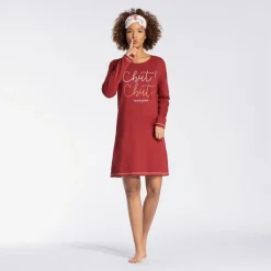 Liquette Manches longues - Rouge Naf Naf Homewear