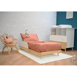 Lit bébé FIRMIANA complet avec kit évolutif inclus