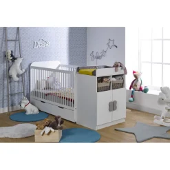 Lit combi MADRID - blanc