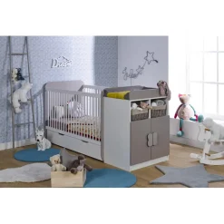 Lit combi MADRID - taupe
